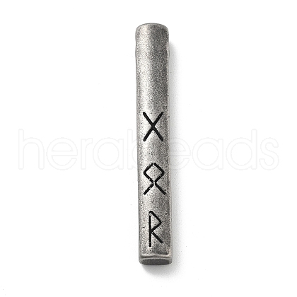 Retro 304 Stainless Steel Pendants STAS-V008-32AS-03-1