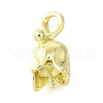 DIY Brass Peg Bails Pendants KK-V007-33G-1
