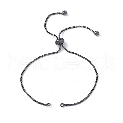 Brass Box Chains Slider Bracelet Makings KK-E068-VD013-4-1