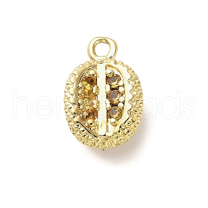 Brass Micro Pave Cubic Zirconia Pendants KK-L229-001G-01-1