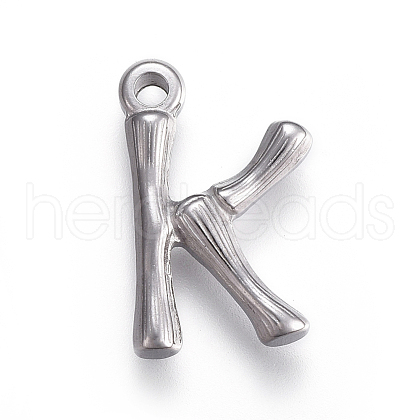 304 Stainless Steel Pendants STAS-I117-14F-P-1