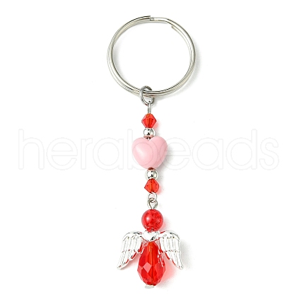 Glass & Acrylic Pendant Keychain KEYC-JKC00642-05-1