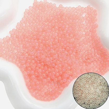 Luminous Transparent Glass Beads PW-WG36095-03-1
