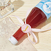 Brass Wax Seal Stamp with Wood Handle AJEW-WH0412-0305-5