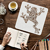 Large Plastic Reusable Drawing Painting Stencils Templates DIY-WH0172-770-3
