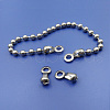 304 Stainless Steel Ball Chain Connectors STAS-WH0014-28A-P-3