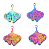 Ion Plating(IP) 201 Stainless Steel Pendants STAS-N098-250M-2