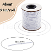 SOFPLATE Elastic Round Jewelry Beading Cords Nylon Threads NWIR-SP0001-01B-2