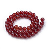 Natural Carnelian Beads Strands X-G-S259-32-6mm-2