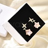 Mother's Day Jewellery Natural Pearl Ear Studs EJEW-L099-03G-3