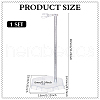 Plastic Minifigures Display Stands with Adjustable Snake Bone Bracket ODIS-WH0070-81A-2
