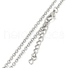 Alloy Resin Pendant Necklaces NJEW-B0003-01P-3