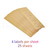Self Adhesive Gold Foil Embossed Stickers DIY-WH0211-054-3