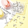 50Pcs 3 Style Angel Plastic Imitation Pearl Pendants PALLOY-FS00026-8