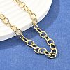Brass Cable Chain Necklaces NJEW-H206-15G-1