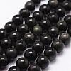 Natural Rainbow Obsidian Beads Strands G-D838-12mm-04-1