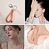 SUNNYCLUE October Breast Cancer Pink Awareness Ribbon Alloy Enamel Pendants ENAM-SC0001-69-6