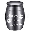 CREATCABIN Stainless Steel Cremation Urn AJEW-CN0001-89C-1