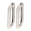 Brass Hoop Earrings EJEW-I289-05P-1