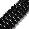 Natural Black Agate Beads Strands G-NH0020-B01-01-1