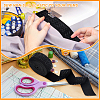 BENECREAT 8 Yards Polyester Non Slip Knitted Elastic Cord SRIB-BC0001-25-5