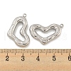 Non-Tarnish 304 Stainless Steel Pendants STAS-P356-15P-3