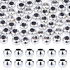 DICOSMETIC 300Pcs CCB Plastic European Beads CCB-DC0001-21-1