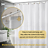 AHADEMAKER DIY Bathroom Bees Shower Curtain Rings Kit DIY-GA0003-88-7