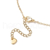 3Pcs 3 Colors Glass Seed Beaded Bowknot Pendant Necklace NJEW-MZ00091-6