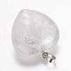 Natural Quartz Crystal Pendants G-E338-10C-2