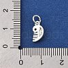 Brass Micro Pave Cubic Zirconia Pendants KK-D378-26S-3