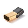 Ion Plating(IP) 304 Stainless Steel Magnetic Clasps with Glue-in Ends STAS-G276-29G-3
