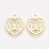 201 Stainless Steel Pendants X-STAS-T044-135G-1