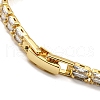 Rack Plating Brass Rhombus Link Bracelet BJEW-Q771-08G-3