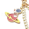 Alloy Enamel Spaceman Pendant Keychains KEYC-JKC00362-03-4
