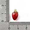 Brass with Enamel Charms KK-Q066-01E-G-3