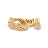 Brass Fold Over Clasps KK-H483-04G-1