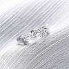 304 Stainless Steel with Rhinestone Adjustable Finger Rings RJEW-Q020-12P-4