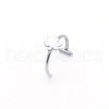 Anti-Tarnish 304 Stainless Steel 20 Gauge Fake Lip Rings Piercing Jewelry WGC994D-07-1