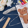 10 Yards Polyester Braided Lace Trims SRIB-WH0011-240B-4