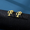 201 Stainless Steel Stud Earrings WG24A34-06-1