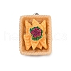 Opaque Resin Pendants RESI-S016-01D-1