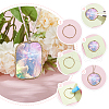 CHGCRAFT 48Pcs 6 Styles Alloy Open Back Bezel Pendants FIND-CA0008-85-5
