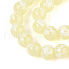 Baking Paint Glass Beads Strands DGLA-N015-10mm-08-3