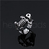 Alloy Skeleton Open Cuff Rings SKUL-PW0002-007AS-2