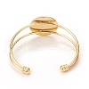 Rack Plating Brass Cuff Bangles BJEW-E071-02G-3