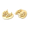 Brass Micro Pave Cubic Zirconia Pendants KK-M249-10G-2