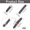 Fingerinspire 6Pcs Imitation Leather Toggle Buckle FIND-FG0001-29-2