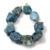 Raw Rough Natural Apatite Beads Strands G-Z087-B12-3