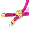 Nylon Cords Bracelet Makings Fit for Connector Charms AJEW-P116-01G-02-3